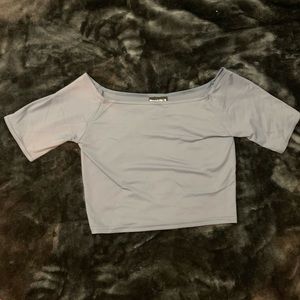 BlackMilk matte off the shoulder crop